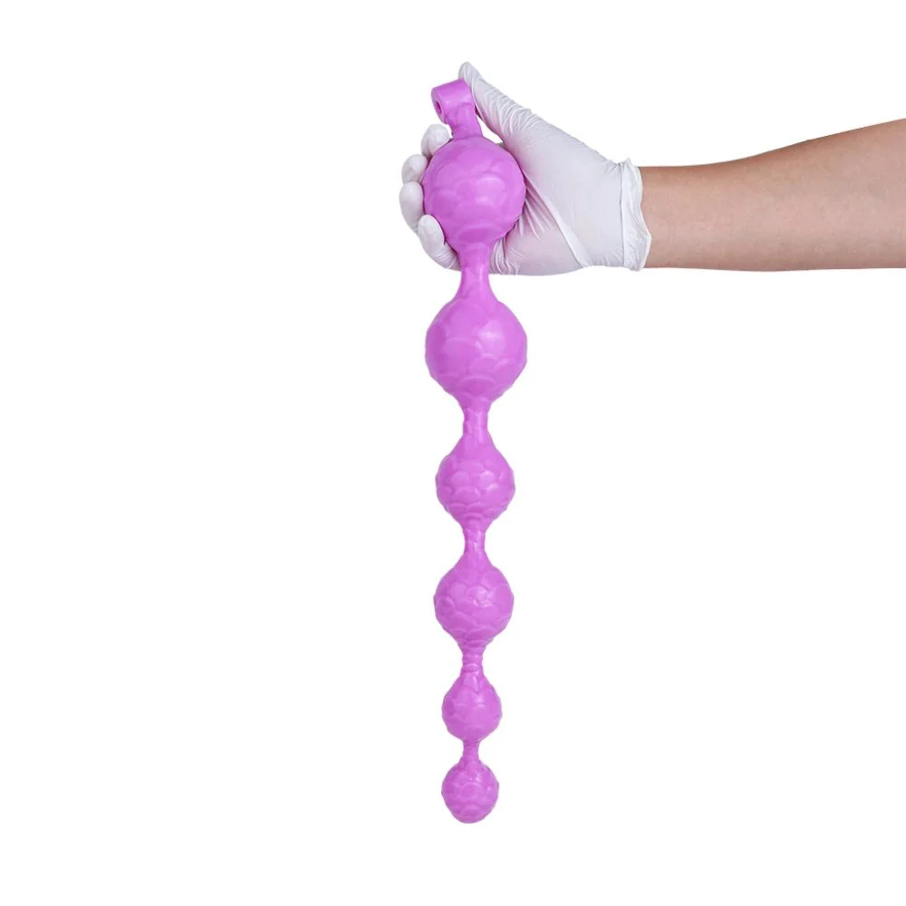 Super Long Soft Anal Beads Anal Plug Butt Dildos Anal Dilator Vaginal Prostate Massage Stimulation Sex Toy for Women Men Couples
