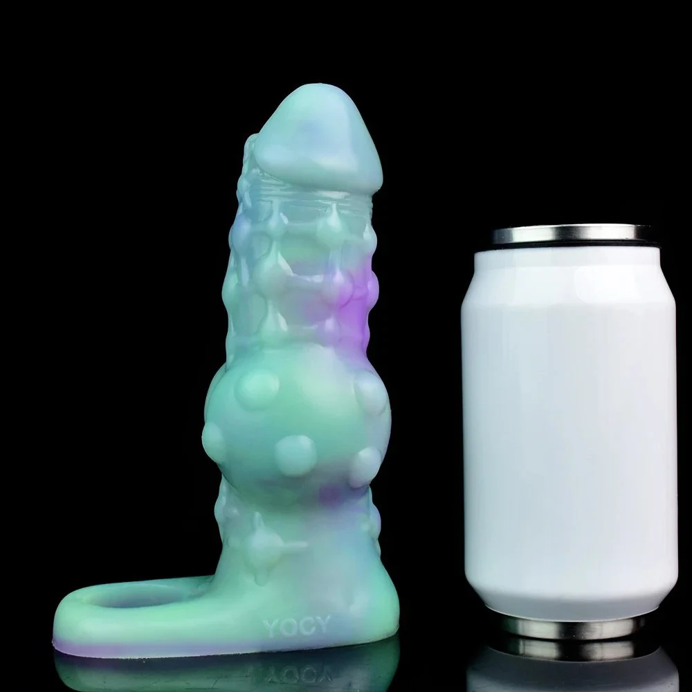 Dog Knot Silicone Sleeve Animal Dildo Penis Extender Sex Toys for Men Extender Condom Delay Ejaculation