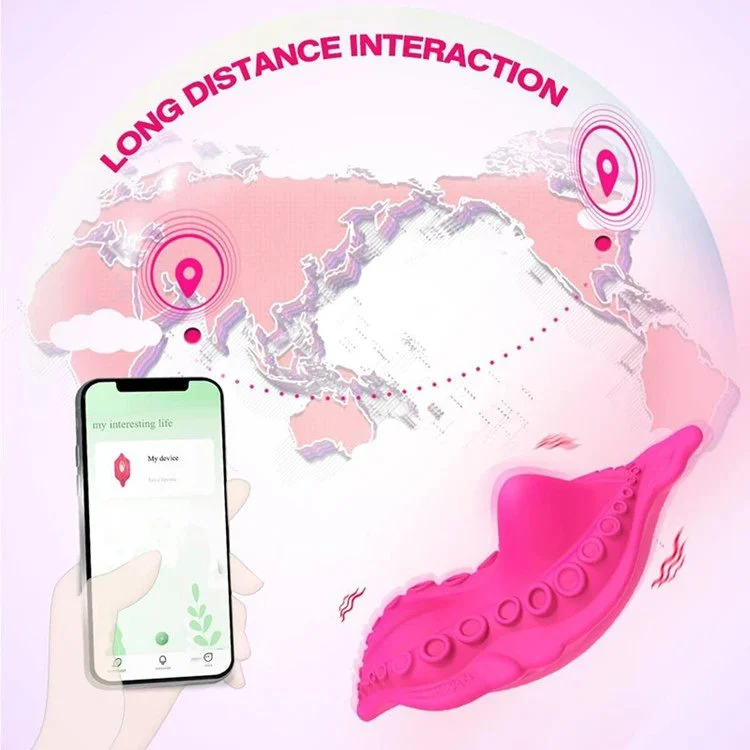 App Wireless Remote Control Tongue Licking Vibrators Wearable Panty Vibrator Adult Sex Toy for Women