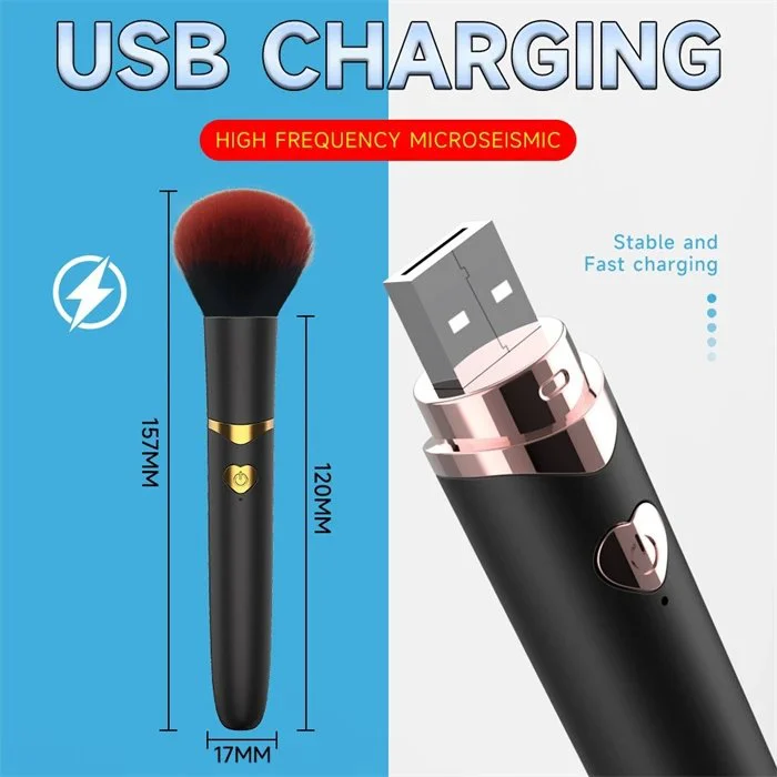 7-Frequency Makeup Pen Vibrator with Stimulating Toy for Women