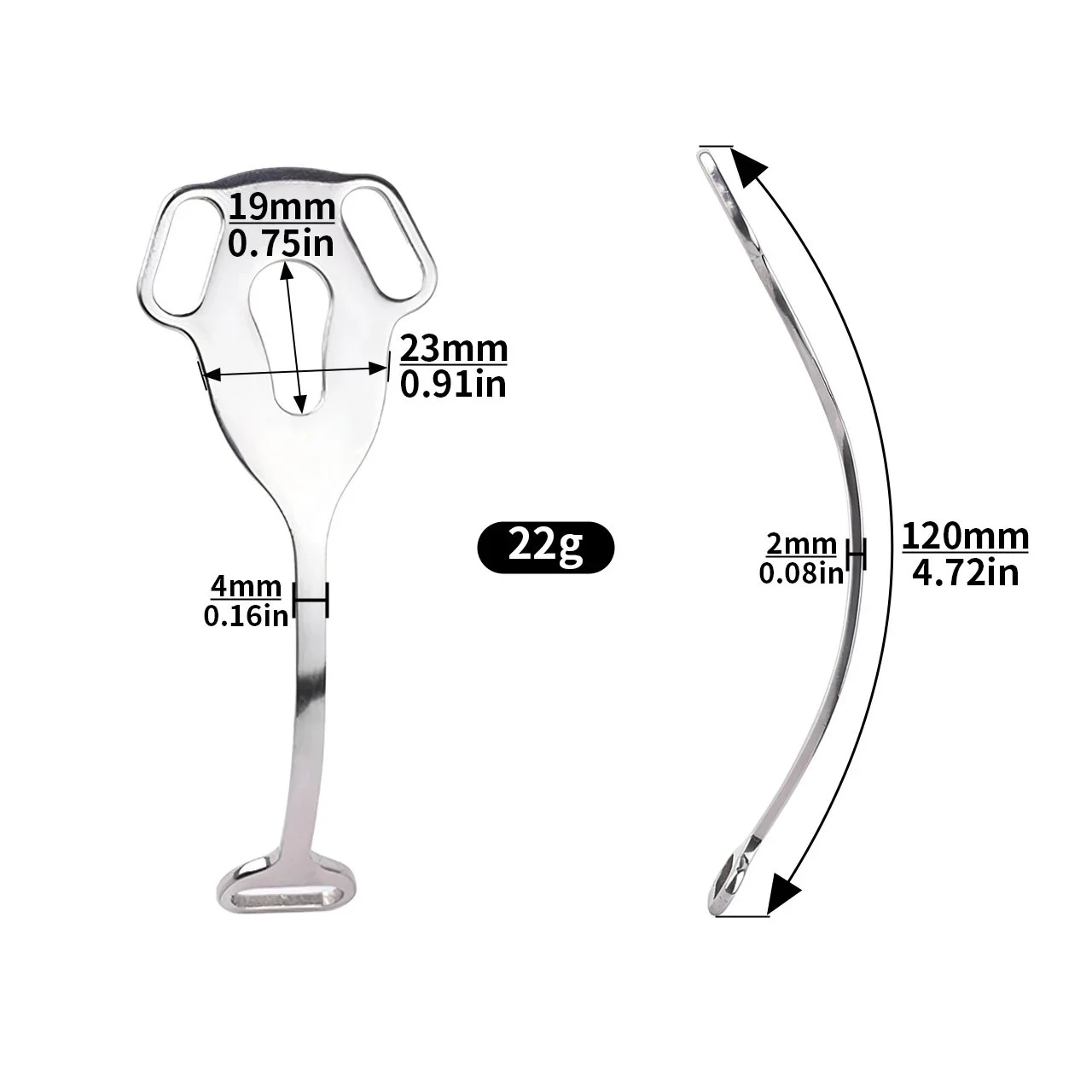 Male Chastity Cage Strap Chastity Device Penis Cage Accessories 304 Stainless Steel Chastity Device
