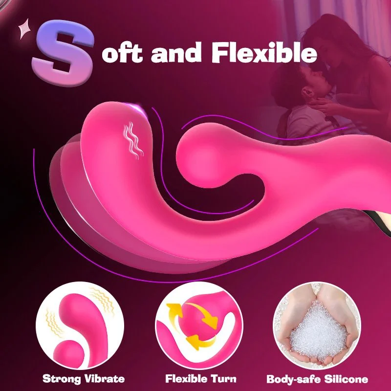 Female Masturbation Clitoral Rabbit Thrusting Swinging Dildos Vibrator G Spot AV Wand Massager
