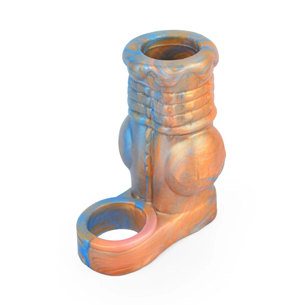 Penis Sleeve Extender Huge Hollow Condom Fantasy Monster Dildo Artificial Soft Silicone Male Penis Enlargement Adult Sex Toys
