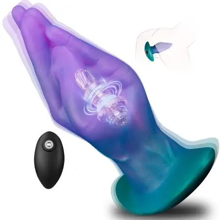 Vibrating Anal Dildo Prostate Massager Large Butt Plug Soft Eco-Friendly Waterproof Silicone 10-frequency Vibration Support