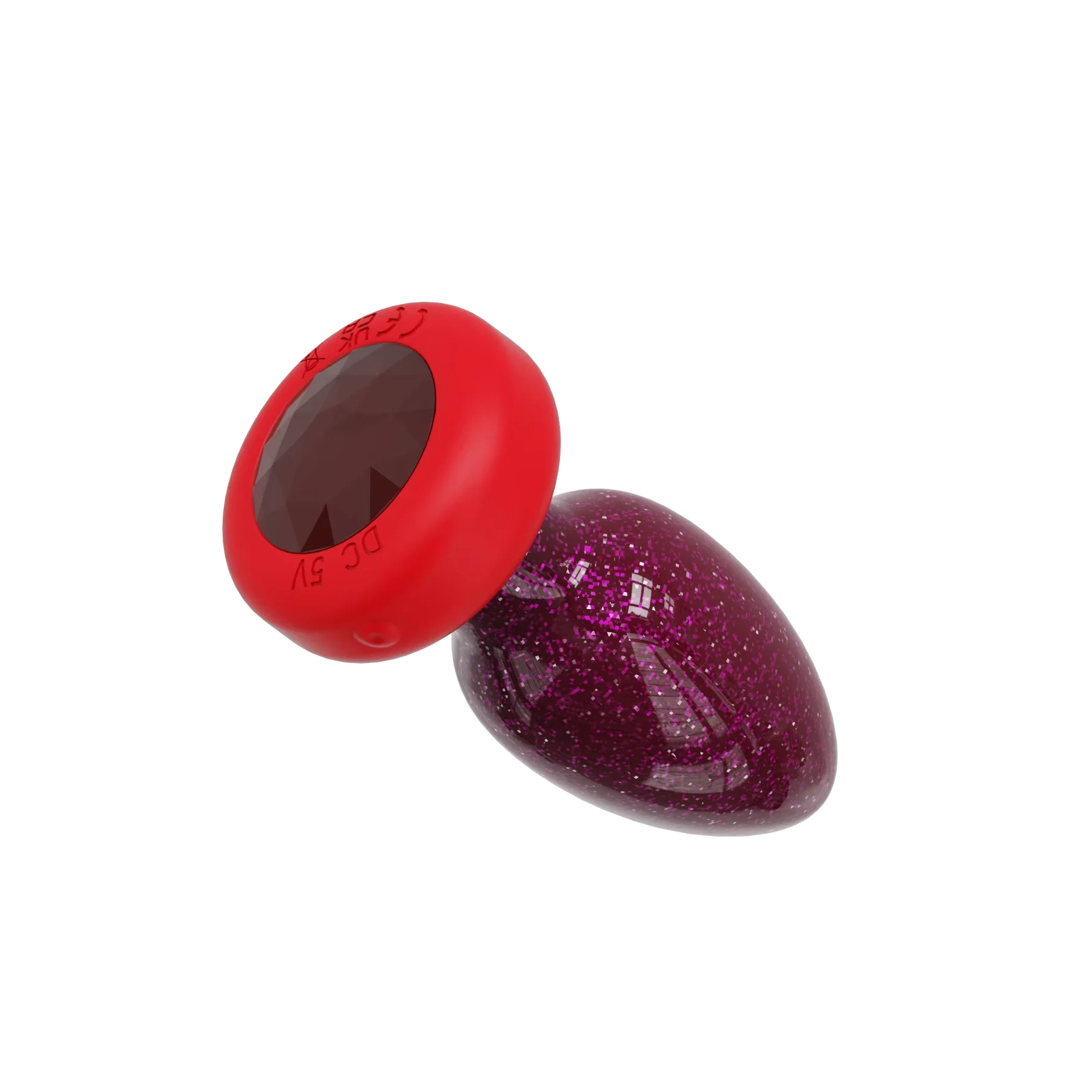 Support Remote Control 3 Speeds 7 Frequencies New Colored Light Glass Anal Plug for Anal Sex Toys