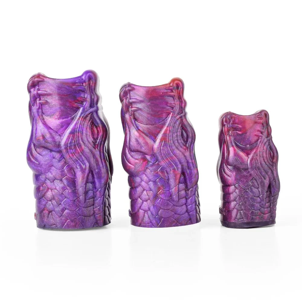 Phantom Sleeve Couple Sex Reusable Penis Extender Penis Sleeve Anal Plug for Men Women