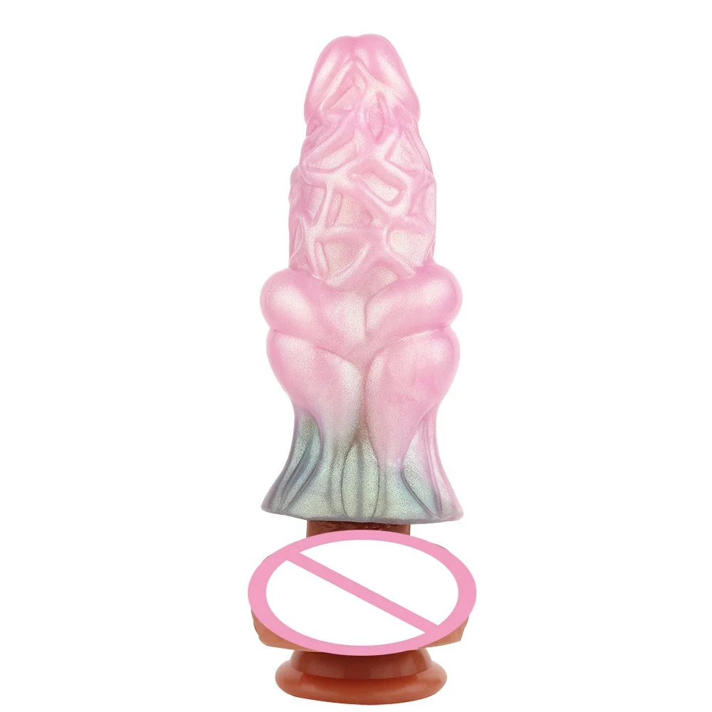 Polarized Male Penis Sleeve Silicone Hollow Wearable Penis Enlargement Delayed Ejaculation Couples Sex Toys Adult Products
