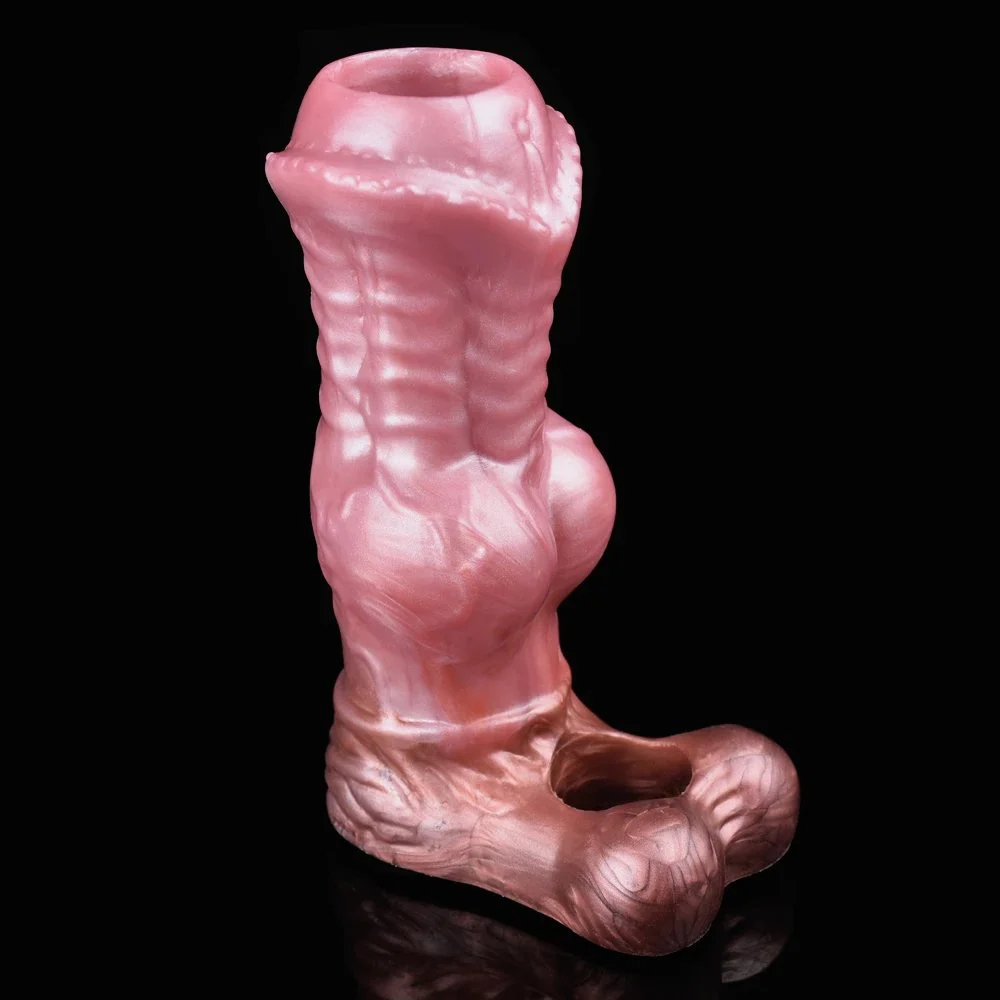 Horse Penis Sleeves Super Soft Silicon Penis Strap on Penis Extender for Male Cock Enlargement