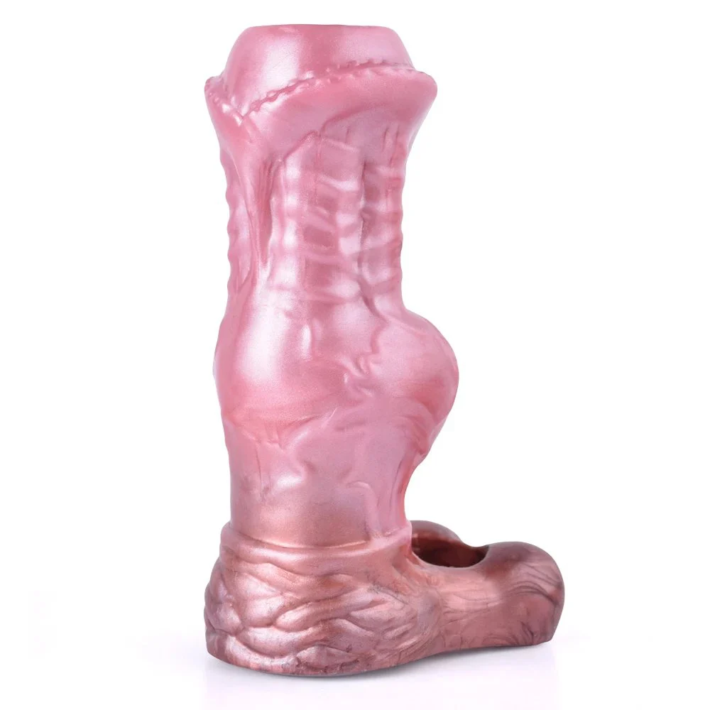 Horse Penis Sleeves Super Soft Silicon Penis Strap on Penis Extender for Male Cock Enlargement