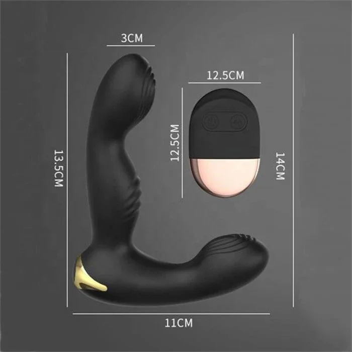 Wireless Remote Control 10 Frequency Anal Vibrator Silicone Prostate Massage Sex Toys for Men and Women