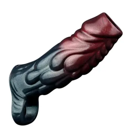 Latest Silicone Penis Sleeve Sex Toys - XL Male Penis Extender Realistic Cock Sleeve Couple Game Flirting Sex Toy