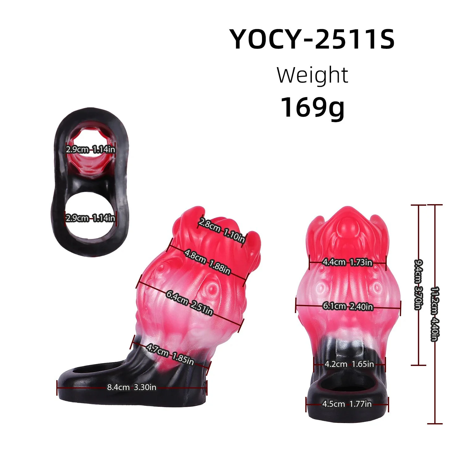New Color Dog Knot Penis Sheath Male Cock Enlargement Sleeve Liquid Silicone Wearable Hollow Animal Dildo Sex Toys for Man