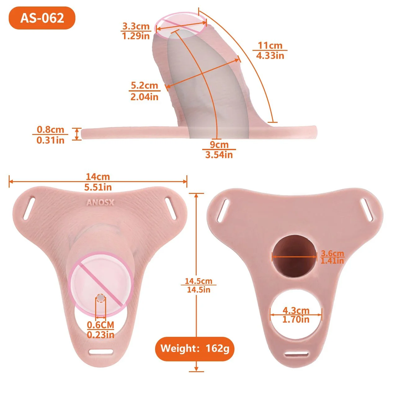 Male Simulation Penis Chastity Pant Silicone Strap on Penis Cage Bondage Lock Male Sex Toys