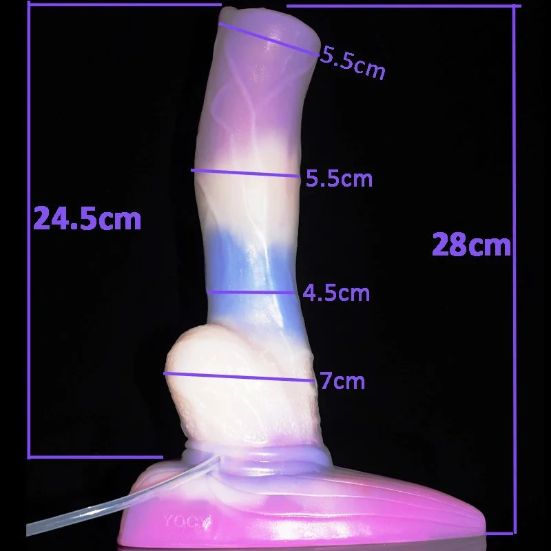 10.82 inches Silicone Real Dildo Penis Enlargement Device Female Penis Squirting Dildo for Women Soft Massage Masturbator