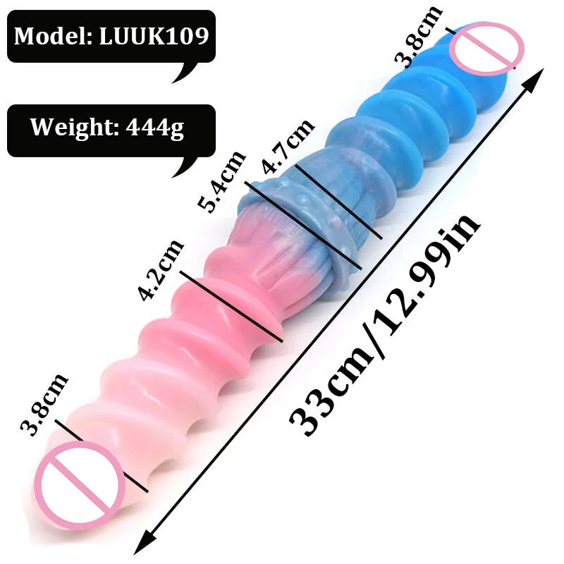 12.9 Inch Double Side Dildo Flexible Double Side Long Dildo for Lesbian Gay Lgbt Sex Toy