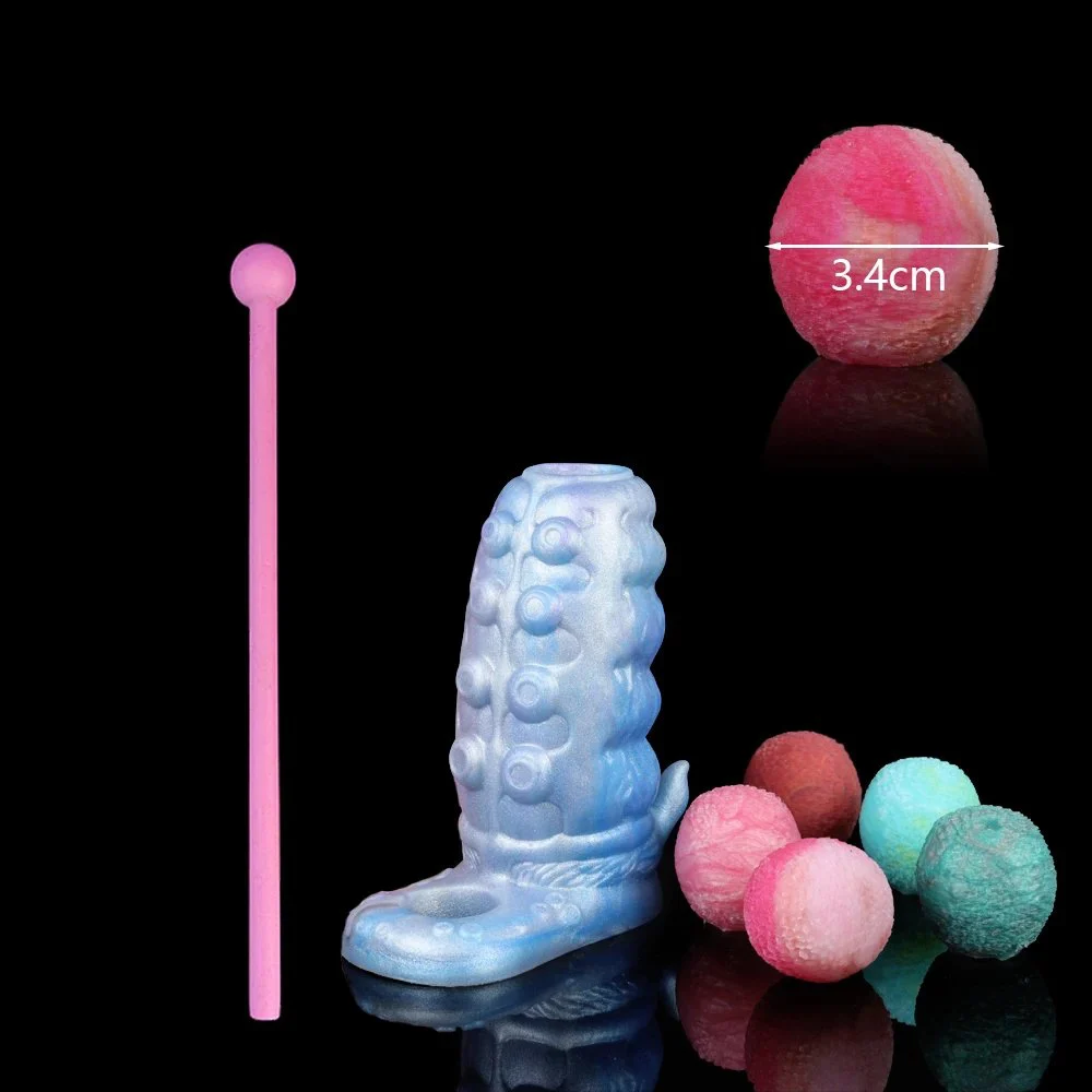 Male Enlargement Dildo Penis Sleeve Ovipositor Sex Toys for Man
