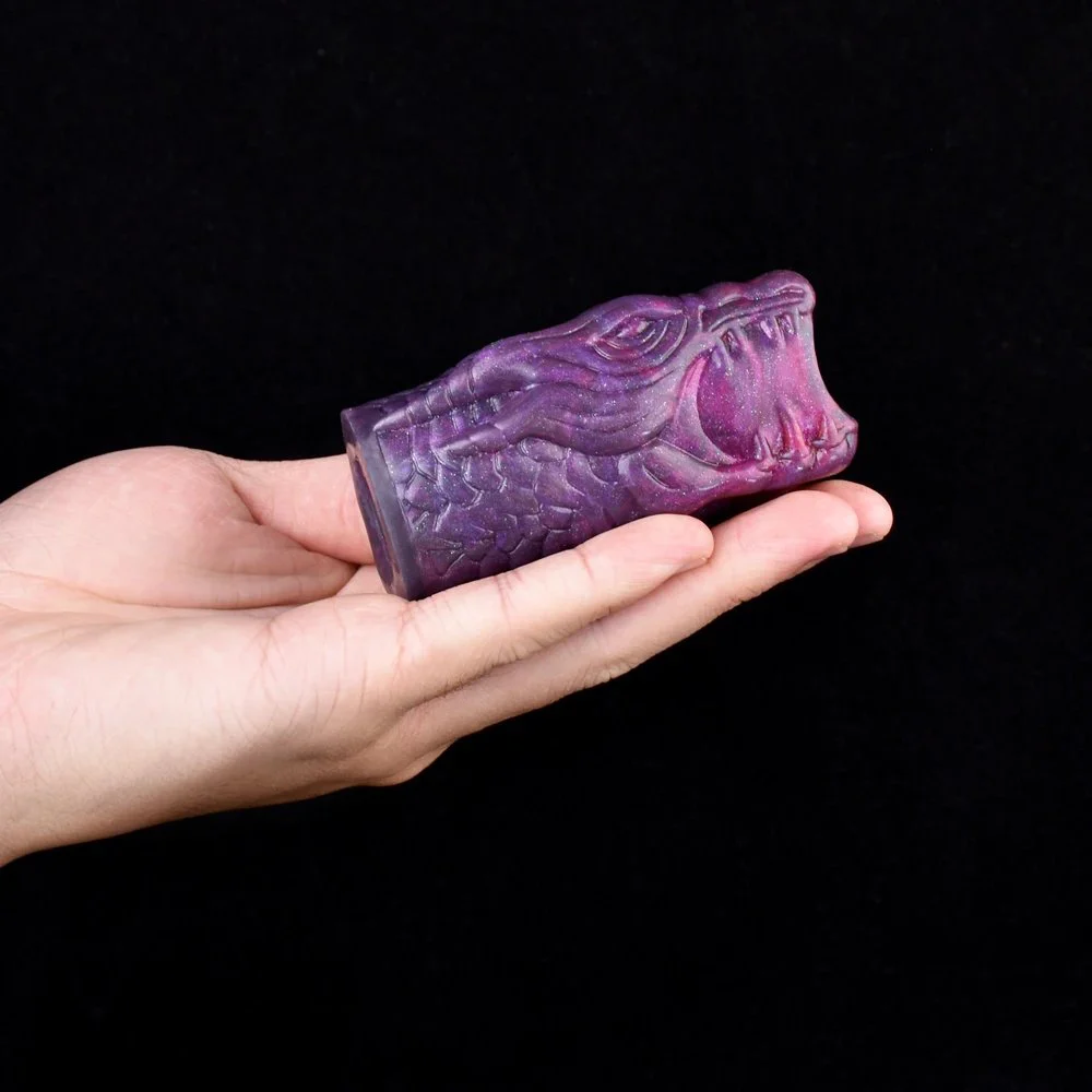 Phantom Sleeve Couple Sex Reusable Penis Extender Penis Sleeve Anal Plug for Men Women
