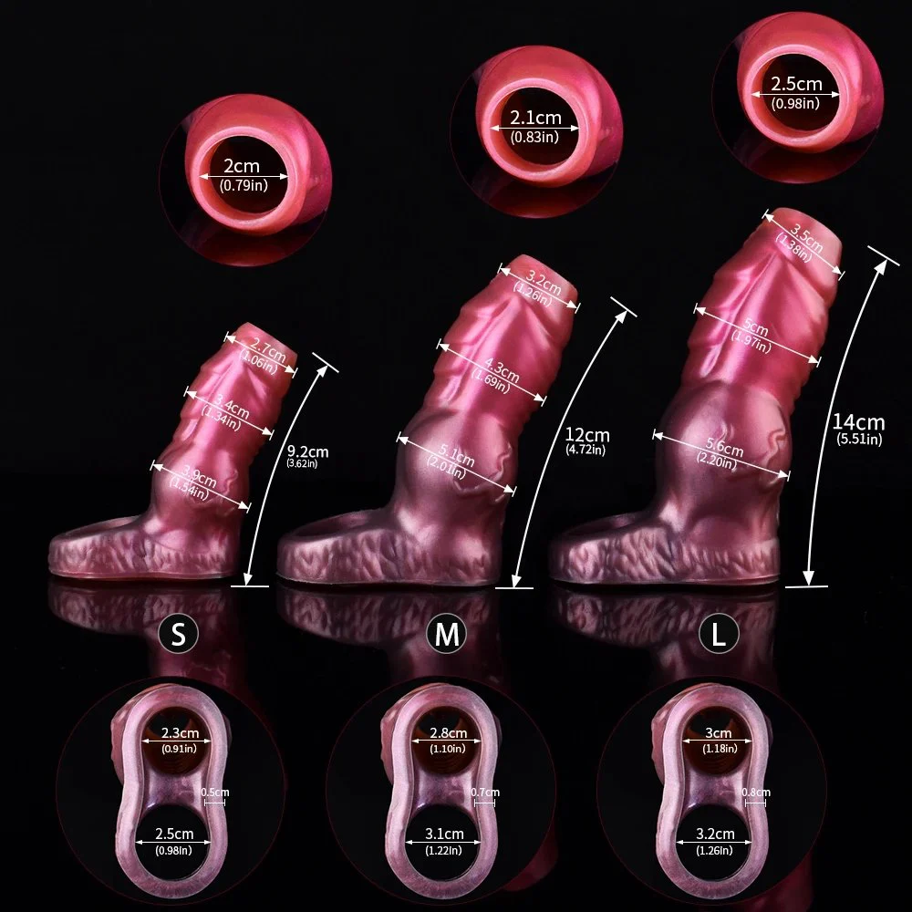 Elastic Penis Extension Sleeve Reusable Soft Delayed Ejaculation Condoms Half Penis Enlargement Sleeve Adult Sex Toys for Men