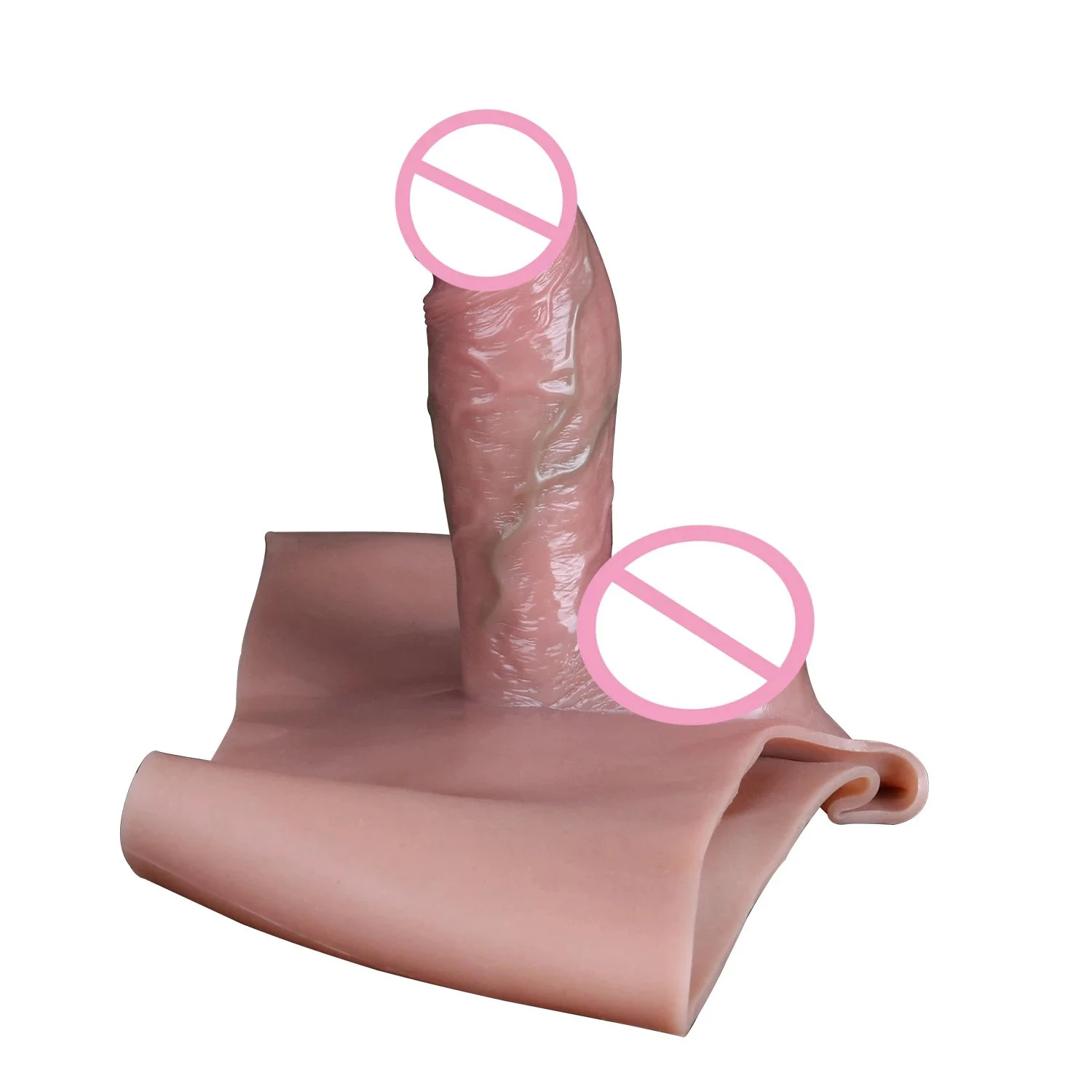 Realistic Hollow Silicone Dildo Strap on Panties for Male Silicone Penis Pants