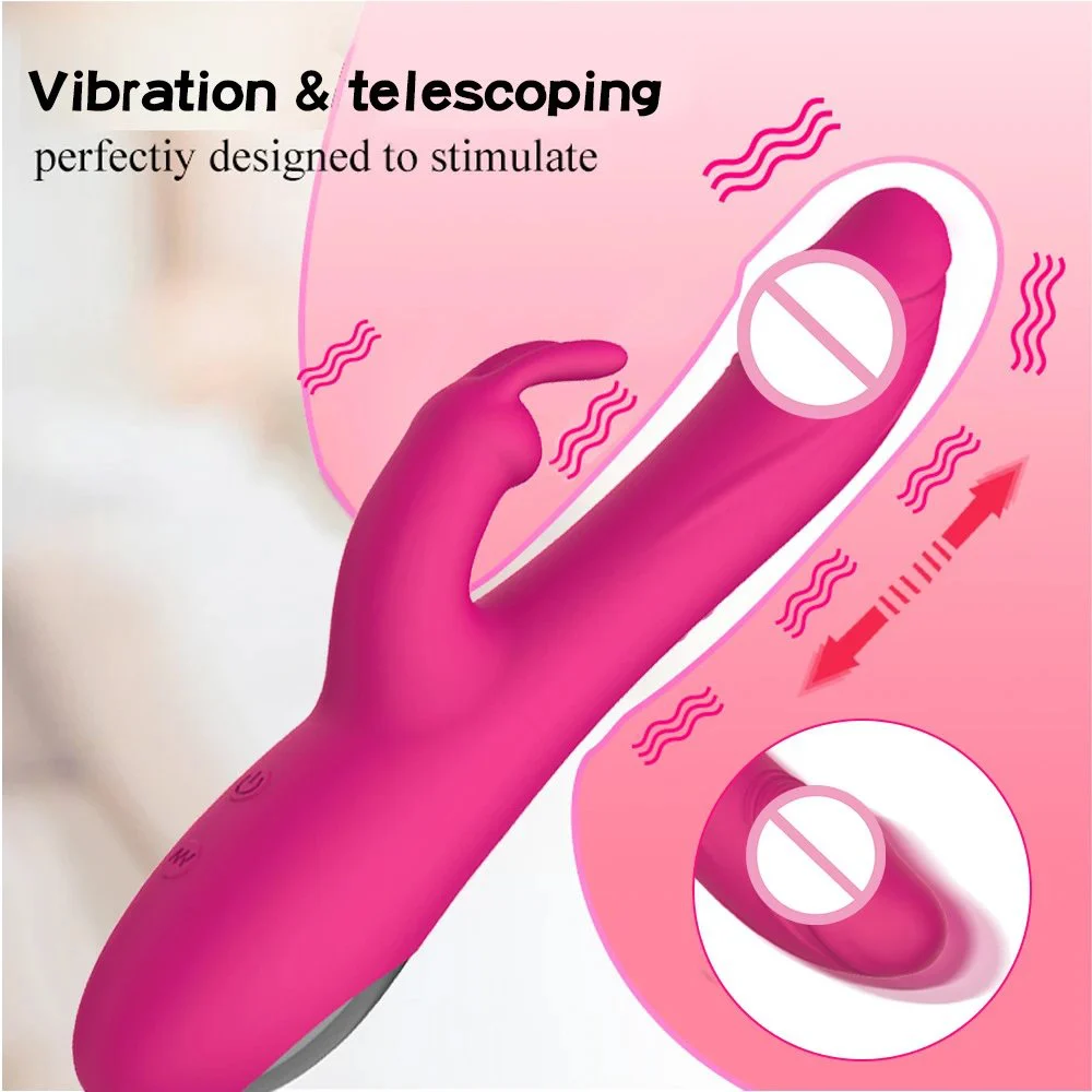 Adult Products Manufacturers Rechargeable Double G-spot Rabbit Vibrating Vibrator Female Sex Toys