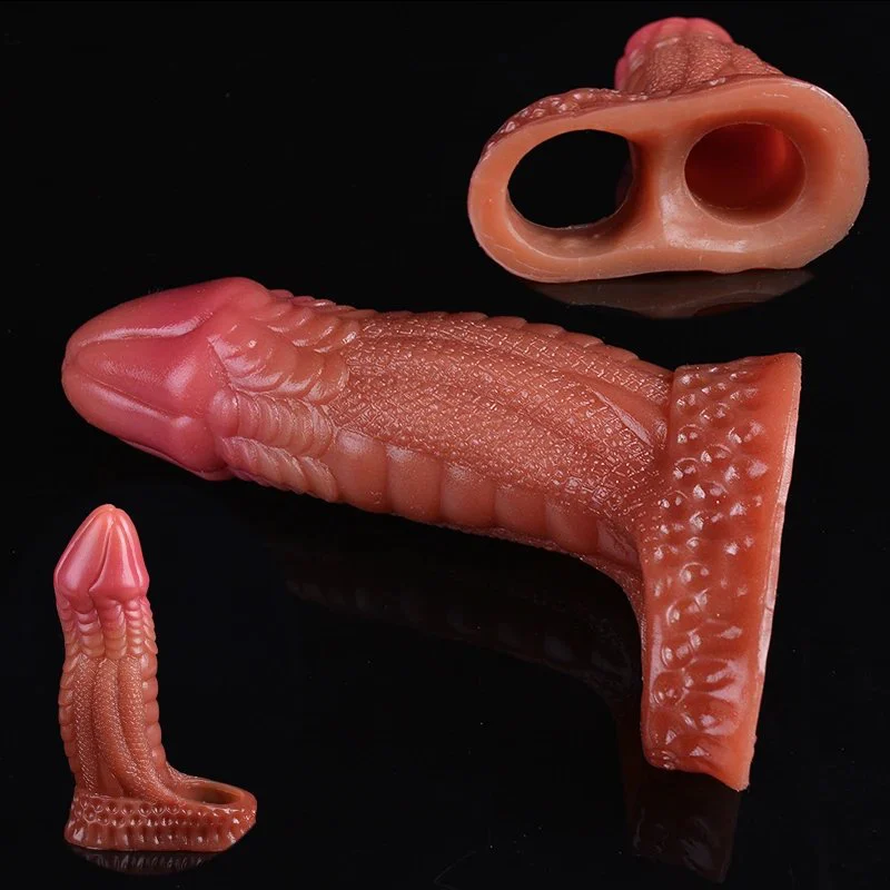 Fantasy dragon penis sleeves,Cock Extender Sleeve Penis,Time Delay Extension Male Condom Cock Sheath Dragon Sex Toy for men