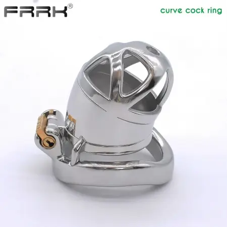 Metal Male Chastity Cage 2.6 Steel Penis Ring Cock Lock Bondage Sex Toys for Men Adult Supplies Shop