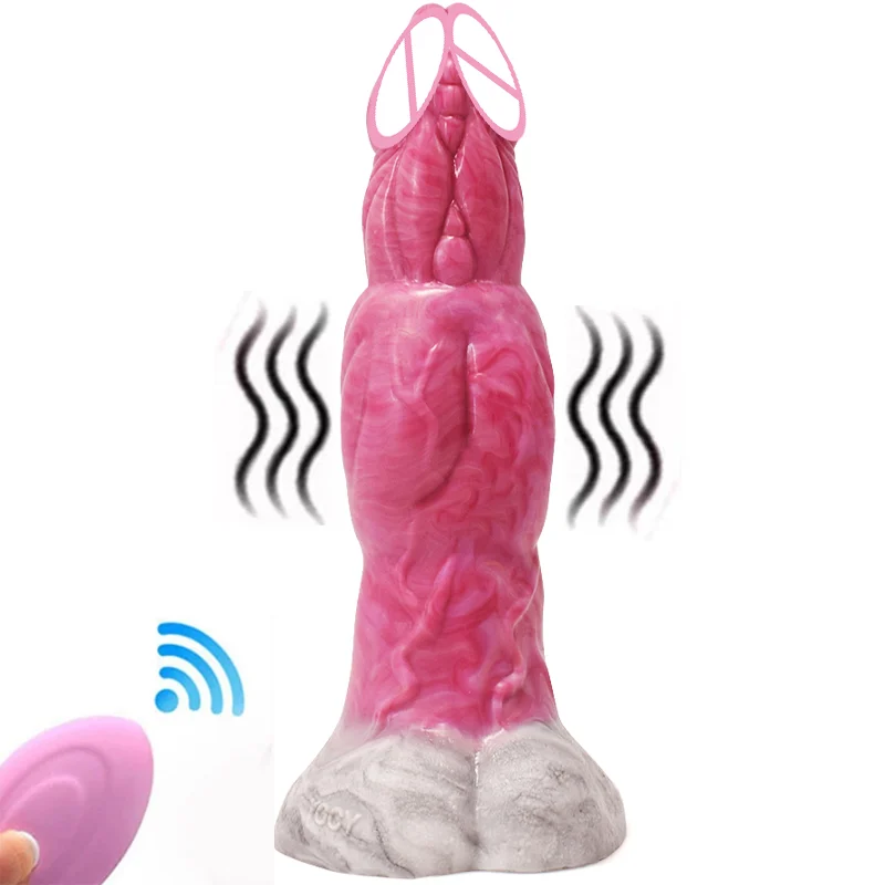 9 Inch Large Erotic Body Massage Vibrator Remote Artificial Dildo Kinky extreme Vibrator for Women