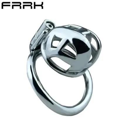 Metal Stainless Steel Chastity Lock Rivet Stimulation Male Removable Chastity Cage Lust Control Device Sex Toy
