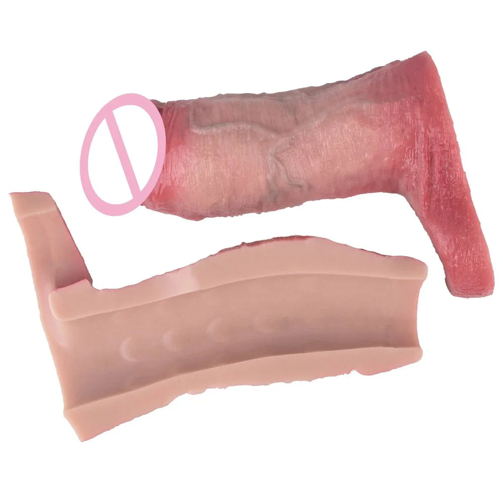 Penis Extender Penis Sleeve 5.6Inch Silicone Soft and Comfortable Penis Sheath Sex Toys for Adult Couple