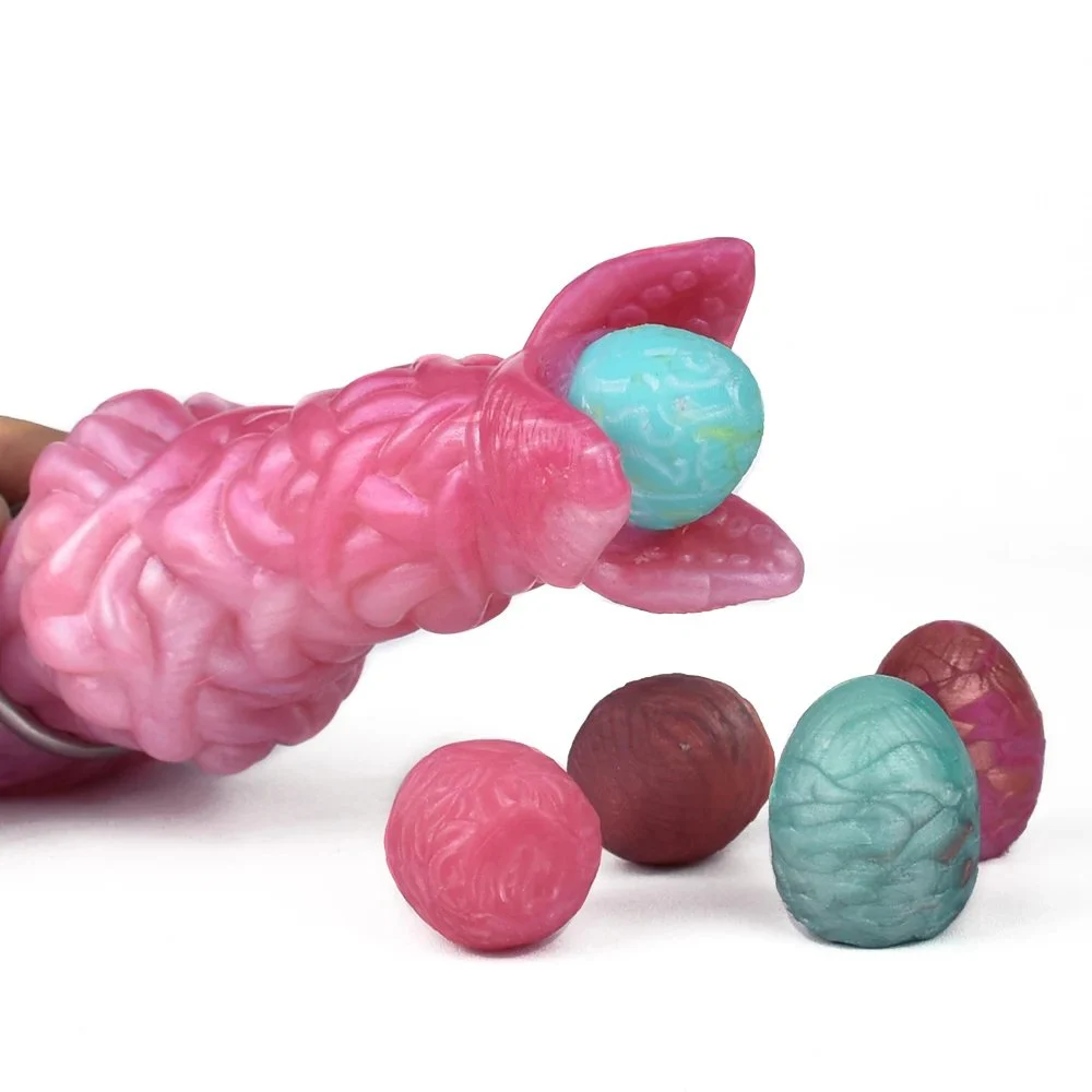 Silicone Knot Butt Plug Suction Cup Fantasy Sex Toys Not Ovipositor Color Dildos for Women