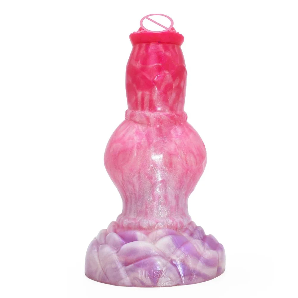 Two Colours Available Silicone Dildo Total Length 19cm Diameter 7.5cm Weight 505g Adult Product Sex Toy
