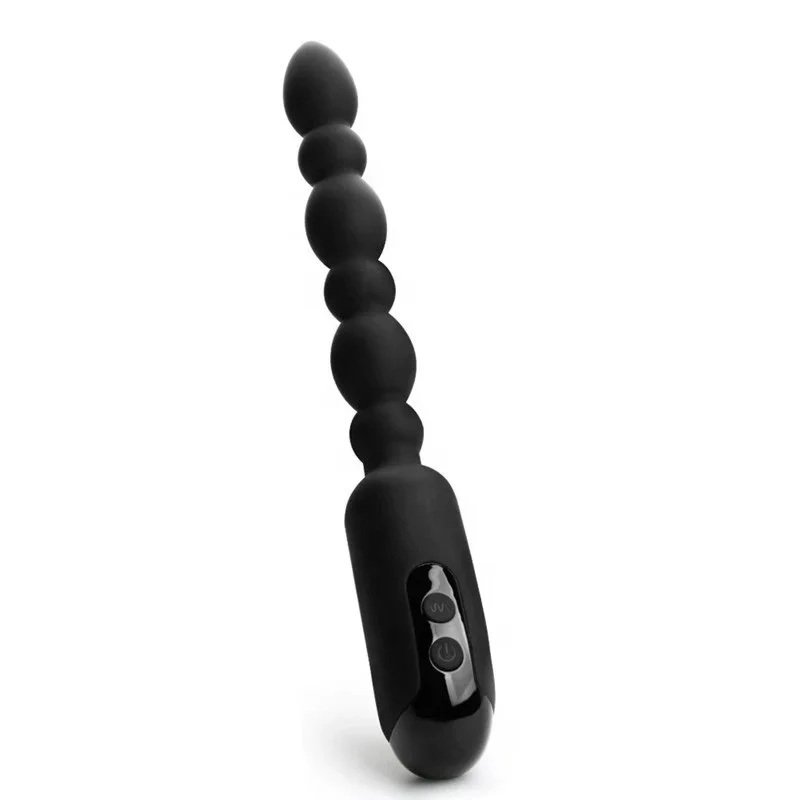 Unisex Vibrating Anal Beads USB Charging Male Prostate Massager Women G-Spot Stimulator Anal Plug