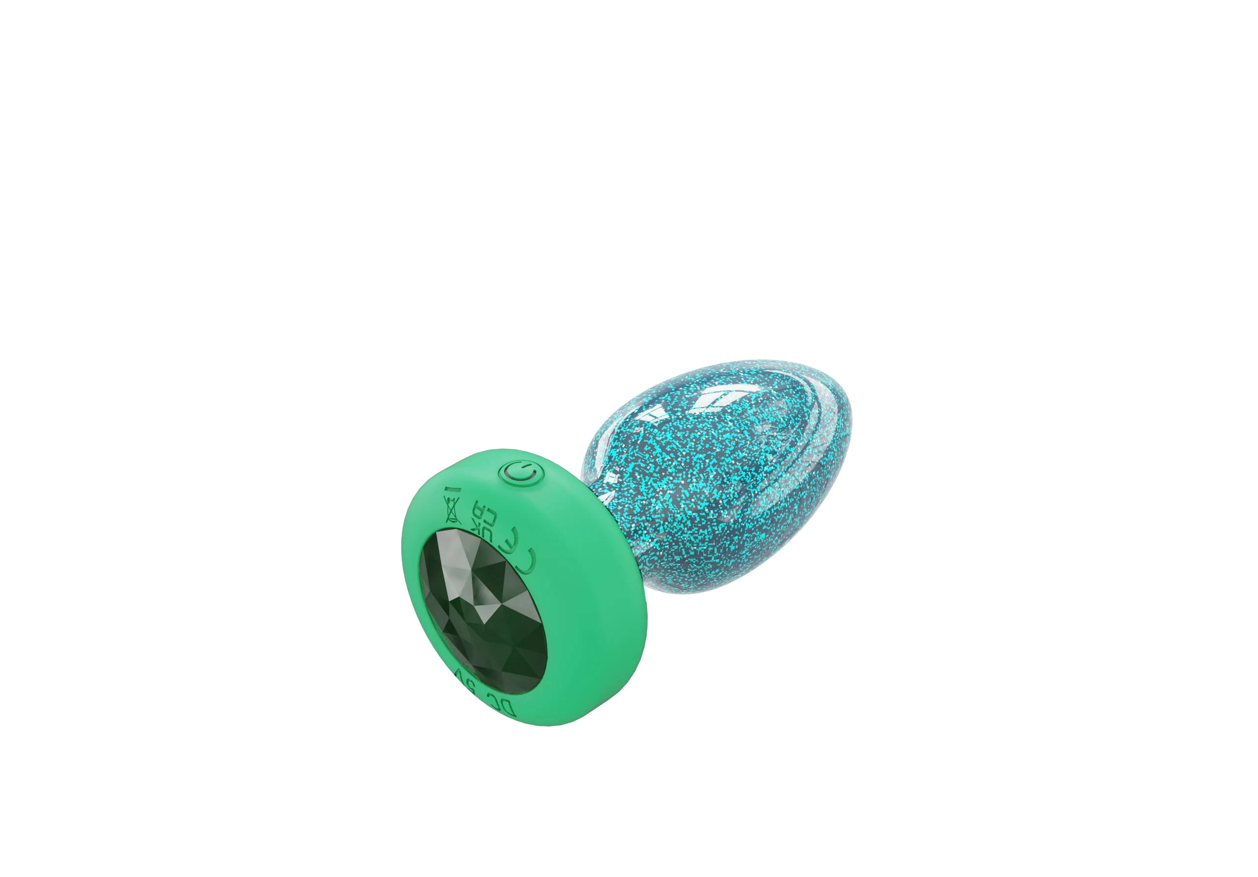 Support Remote Control 3 Speeds 7 Frequencies New Colored Light Glass Anal Plug for Anal Sex Toys