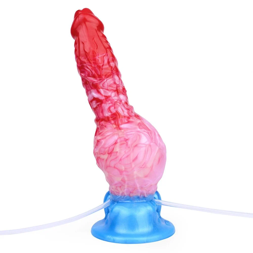 9.2 Inch Orcs Squirting Anal Plug Sex Toy Inflatable Butt Plug Squirting Dildo with Powerful Suction Cup Orgasm Sex Toy