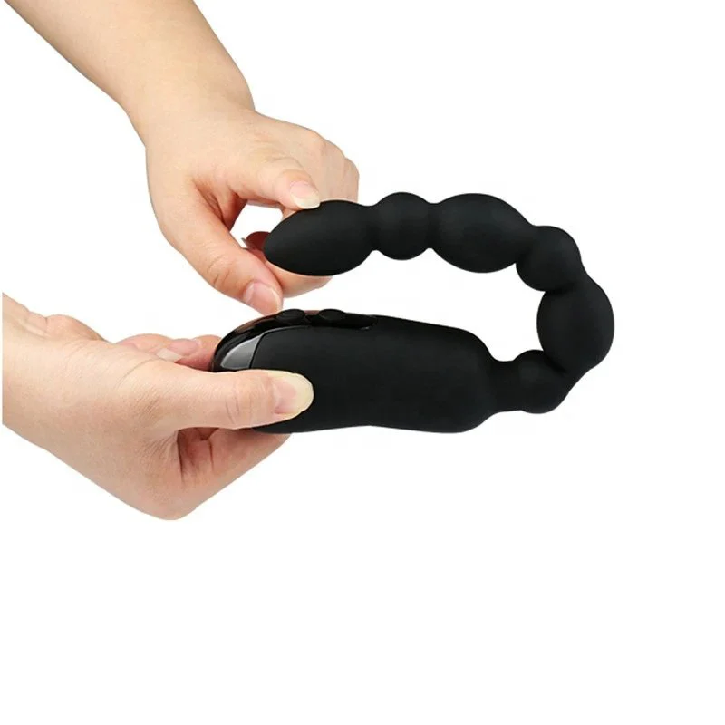 Unisex Vibrating Anal Beads USB Charging Male Prostate Massager Women G-Spot Stimulator Anal Plug