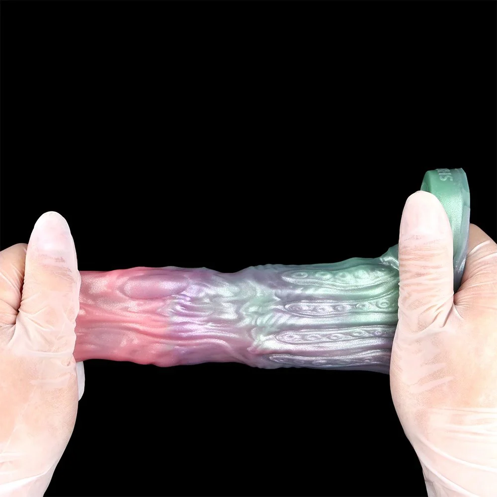 Male Sex Toy Reusable Penis Sleeve Cock Enlarger, Silicone Open-Ended Penis Extender Realistic Texture with Cock Ring Sex