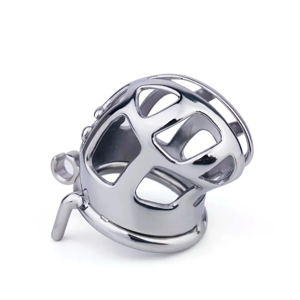 Metal Stainless Steel Male Chastity Lock Sex Cage Penis Lock Adult Sex Toys for Men Lightweight Feeling Chastity Lock