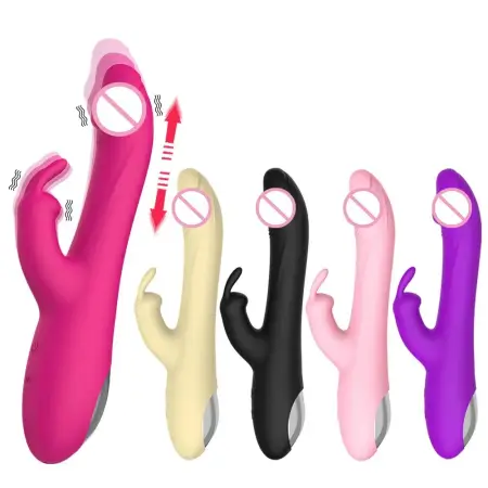 Adult Products Manufacturers Rechargeable Double G-spot Rabbit Vibrating Vibrator Female Sex Toys