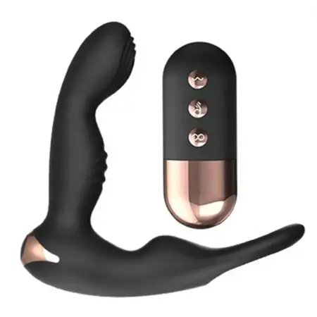 Wireless Remote Control 10-Frequency Anal Vibrator Silicone Butt Plug for Anal Sex Toys Enthusiasts