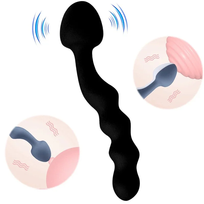 Anal plug for men,anal plug vibrator,masturbating anal plug, vibrator sex toys for woman, Dildo Anal Vibrator Small Beads