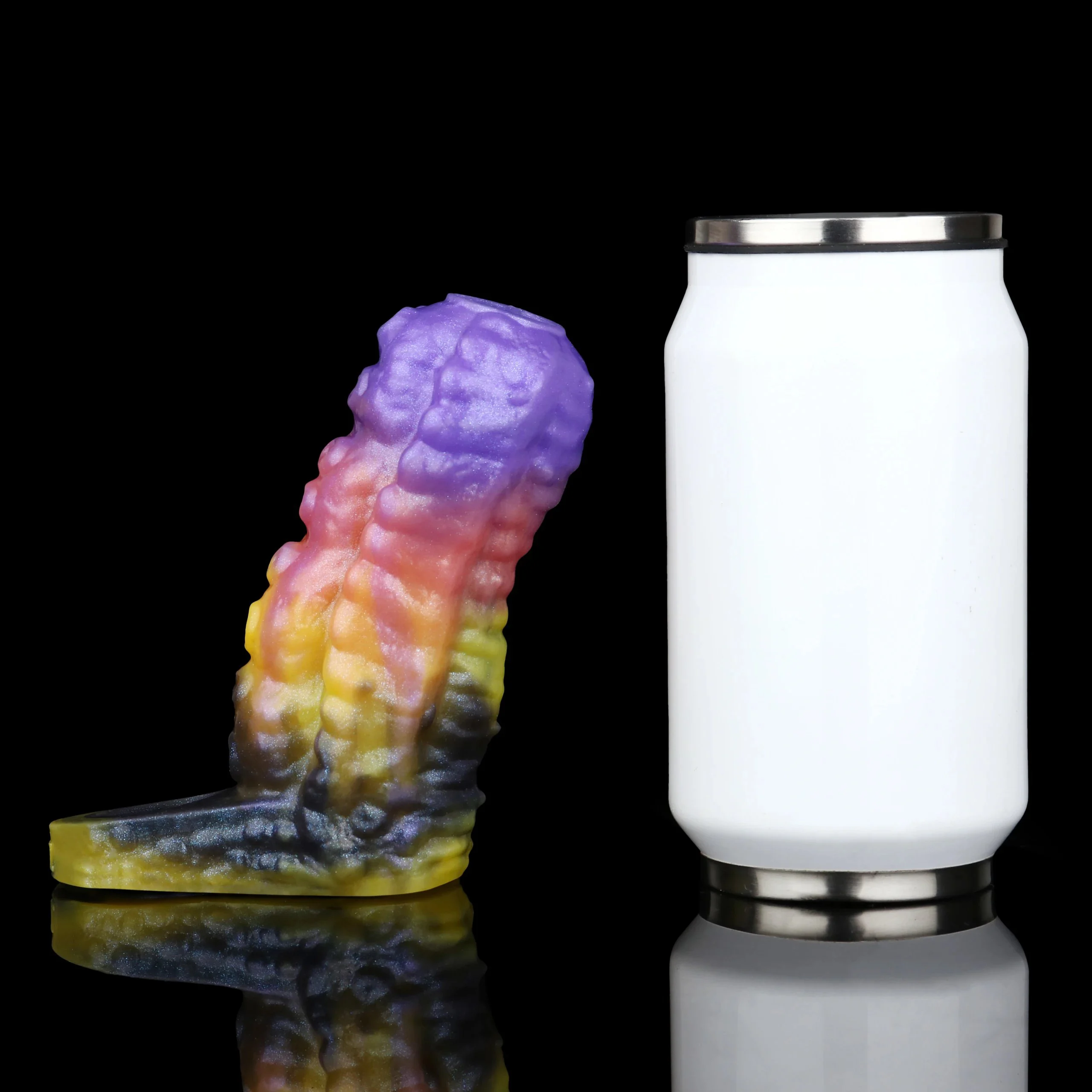 Penis Enlargement Sleeve Fantasy Monster Octopus Dildo Soft Silicone Open Male Penis Extender Sex Toys