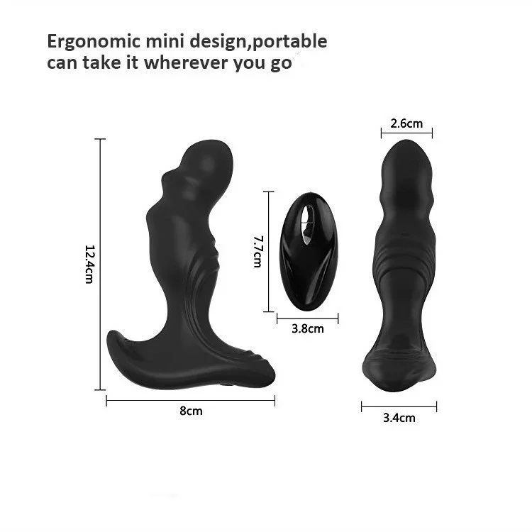Adult Masturbator Sex Toys Prostate Massager Comfortable Shock Anal Vibrator for Men
