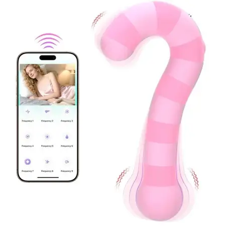 APP Control Double-headed Female Vaginal Clitoral Stimulation Vibrator Sex Toys for Women