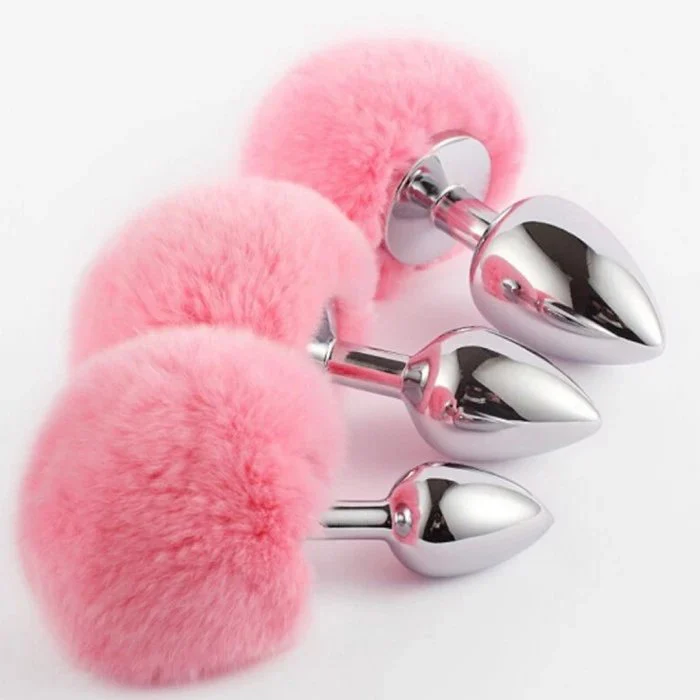 Women's Stainless Steel Anal Plug Starter Kit Premium Metal Properties Anal Sex Toys