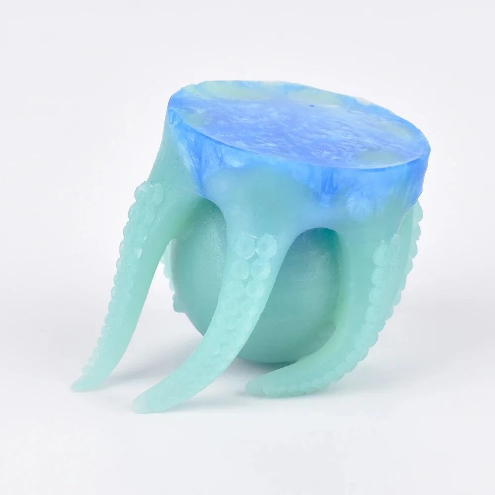Silicone Anal Plug Octopus Shrinking Ball Deep Sea Tentacles Design Curved Dildos Bumpy G-spot Stimulate Sex Toys for Women