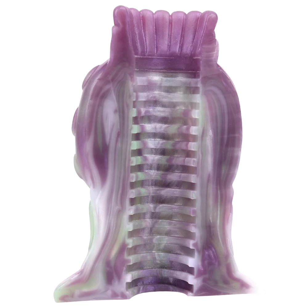 Silicone Male Penis Stroker Fantasy Masturbator Hollow Anal Plug Tunnels Butt Plug Anal Expanding Gay Masturbator