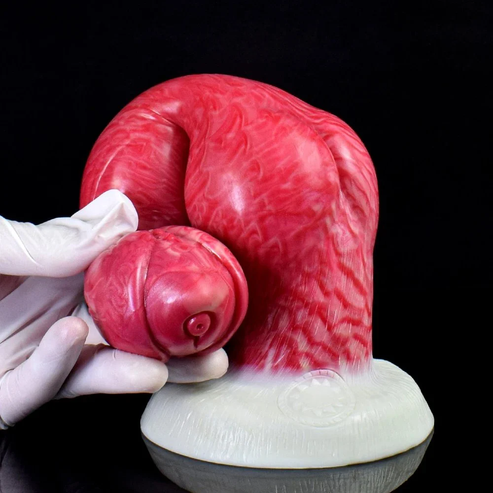 26.5cm Animal Dog Cock Double Knot Dildo Fantasy Penis Vagina Anal Plug Realistic Dildos for Women