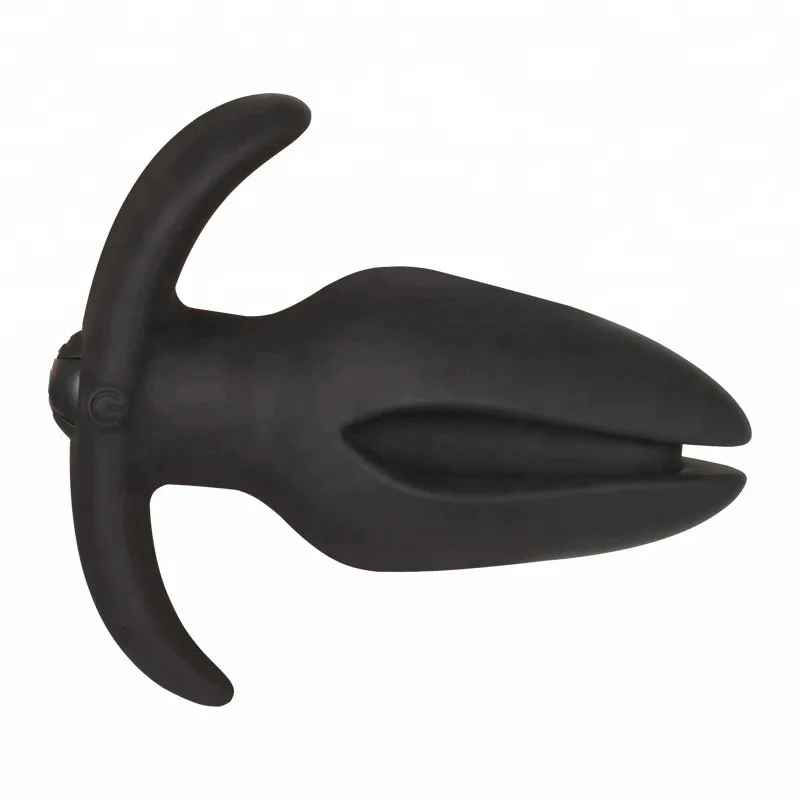 Adult Rechargeable 10 Speeds Plug Anal Opening Butt Flower Shape Electro Shock Anal Plug