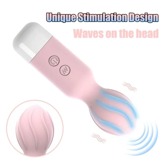 AV Vibrator Wand Personal Massager Clit Stimulator Sex Toy for Women 10 Frequency Rechargeable Mini Vibrators Adult Toys