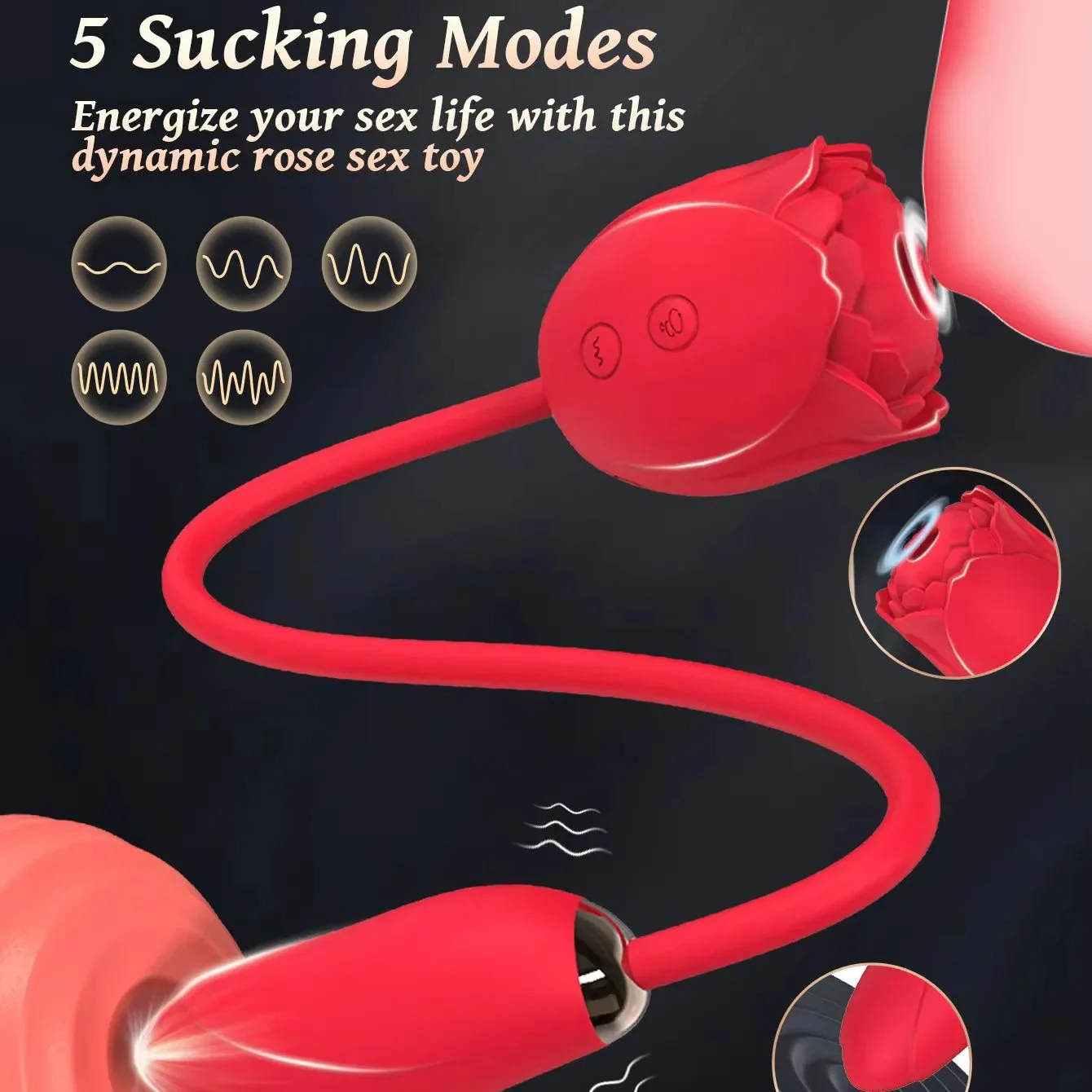 Anal Clitoral Nipple Foreplay Massage Vibrator Vibrating for Egg with Suction Vibration Couple Interaction for Foreplay